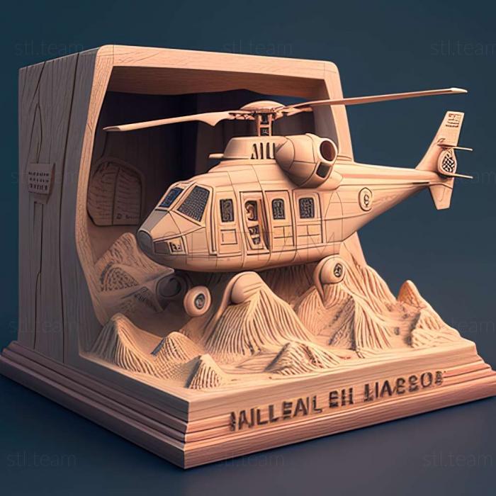 3D model Helicopter Simulator Search and Rescue game (STL)
